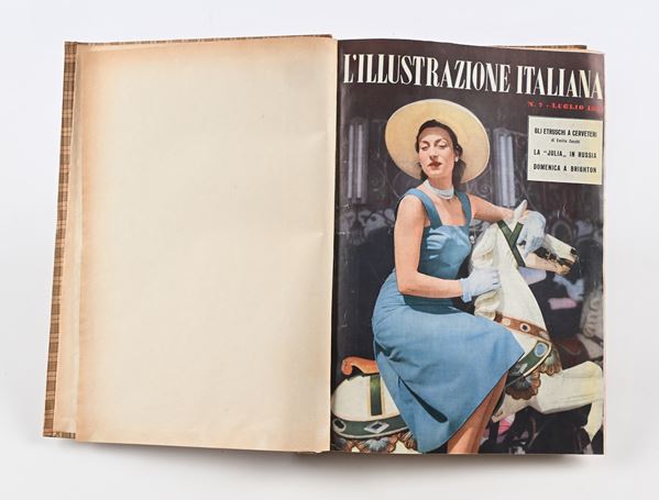 L'Illustrazione Italiana 74 volumi con annate complete