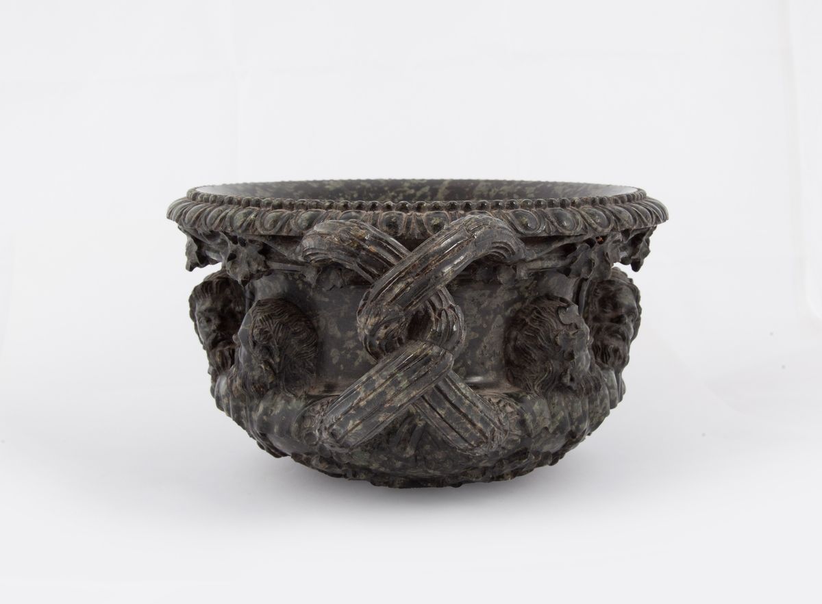 Riproduzione del Vaso di Warwick in Marmo Verde, XIX Secolo