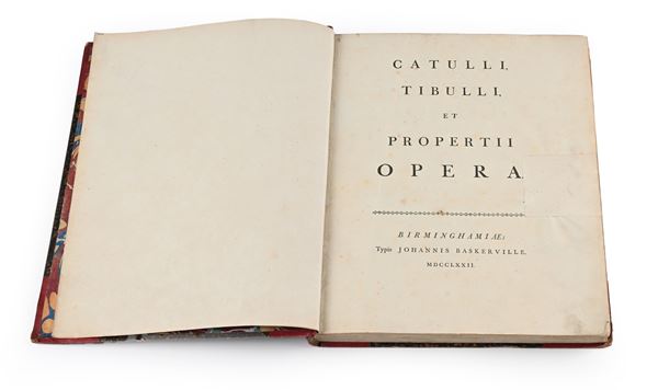 Catulli, Tibulli et Propertii Opera