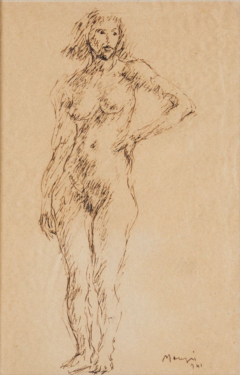 Mario Mafai - Nudo di Donna in Piedi