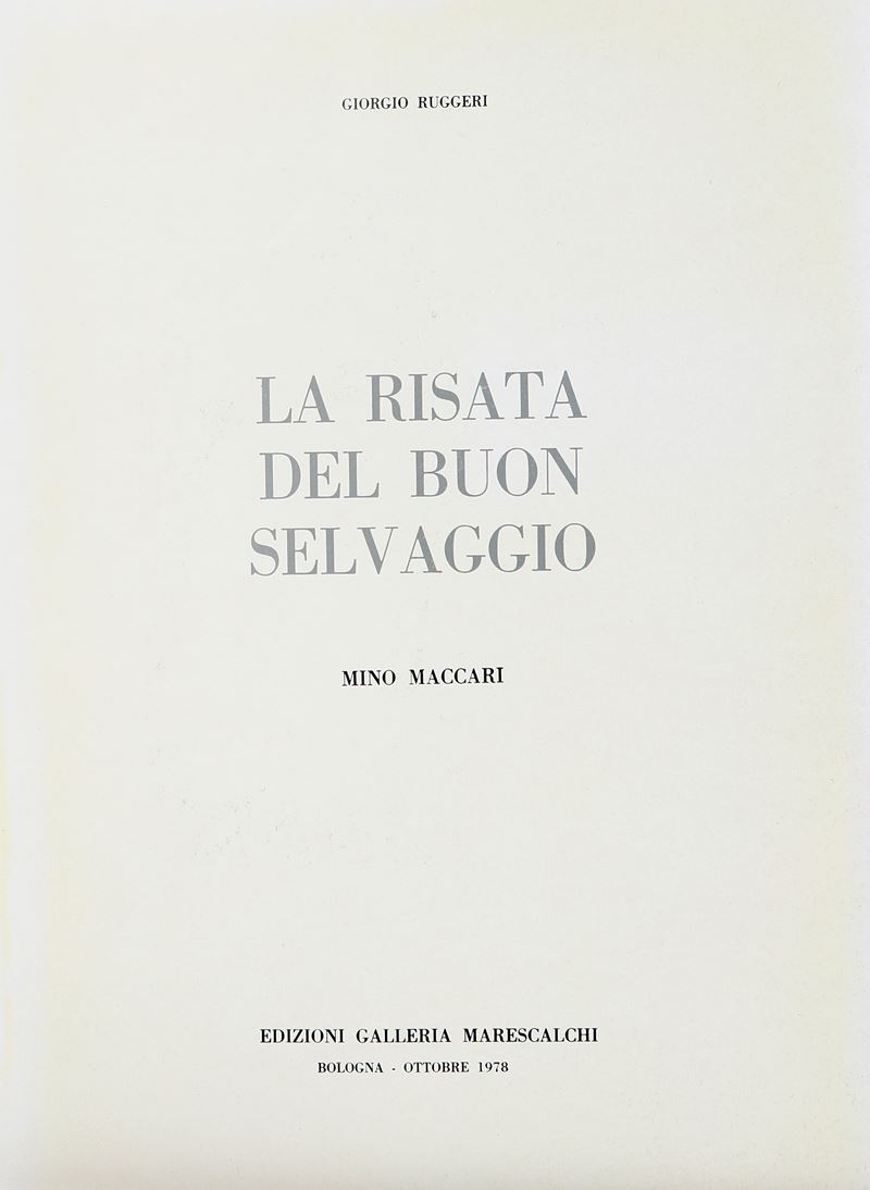 Giorgio Ruggeri - La risata del buon selvaggio. Mino Maccari