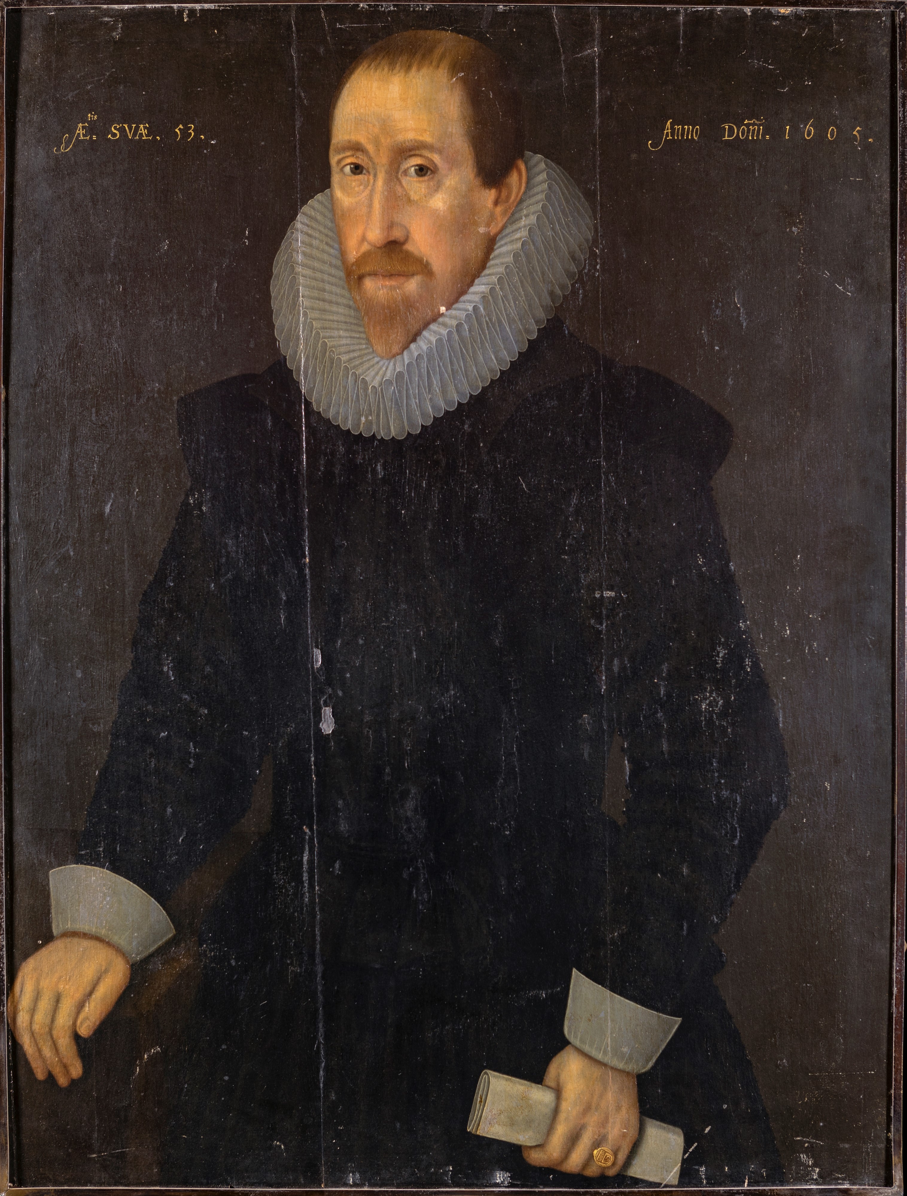 a) Gentildonna con breviario b) Gentiluomo con lettera