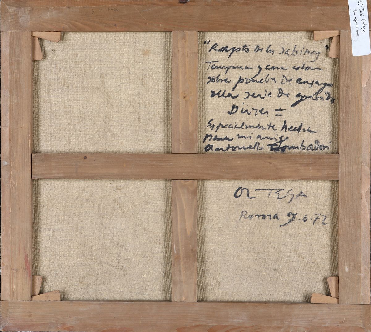 Josè Garcia Ortega - Rapto De Las Sabinas