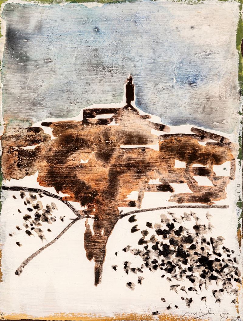 Carlo Mattioli - Paesaggio Innevato