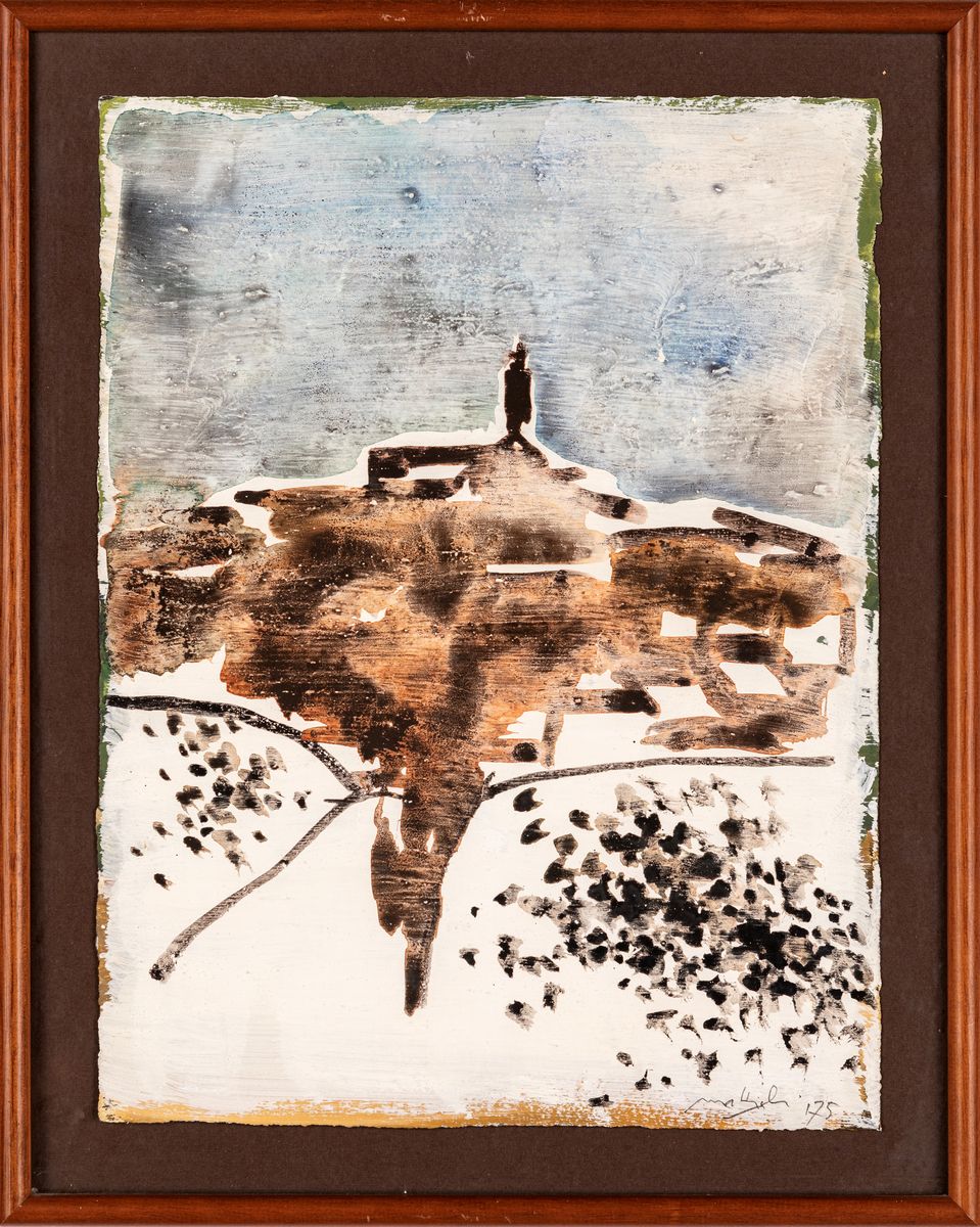 Carlo Mattioli - Paesaggio Innevato