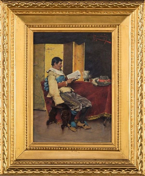 Pittore del XIX secolo - LA LETTURA