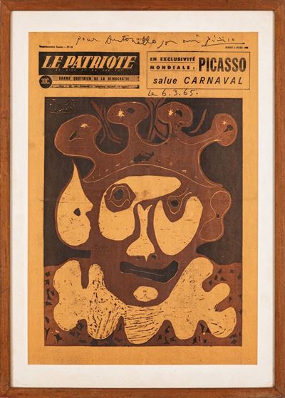 Copertina del Quotidiano le Patriote Illustrata da Picasso