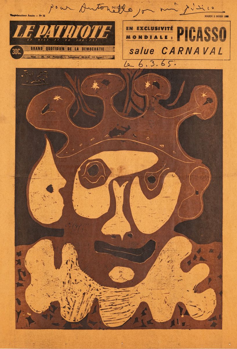 Copertina del Quotidiano le Patriote Illustrata da Picasso