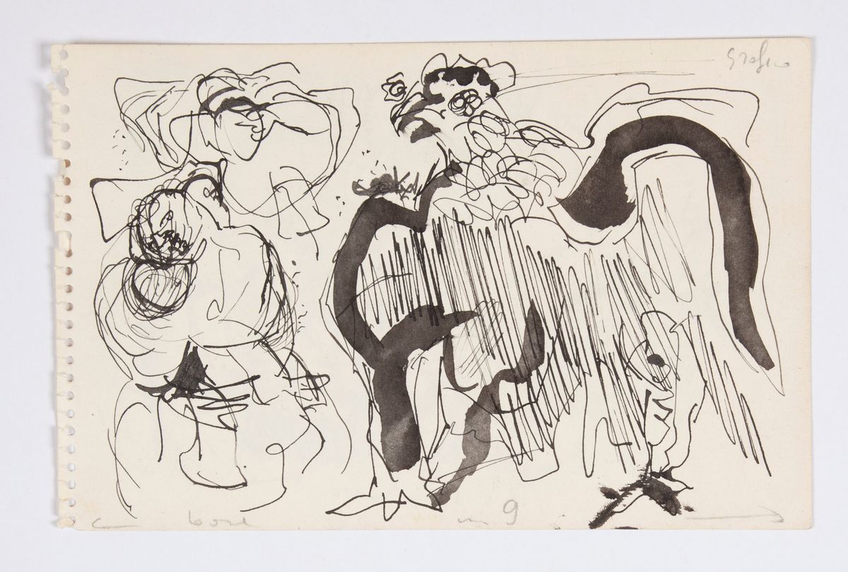 Edouard Pignon - Bozzetto per la Copertina del Catalogo della Mostra Personale alla Galleria la N...