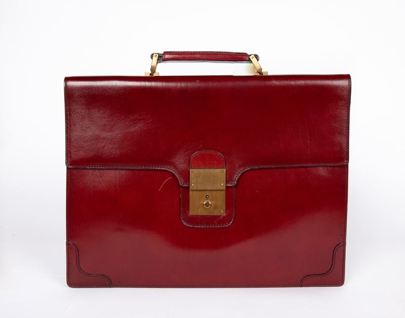 Borsa Portadocumenti in Pelle Marrone