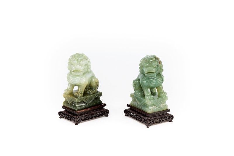 Cani di PhÒ in Giada Verde