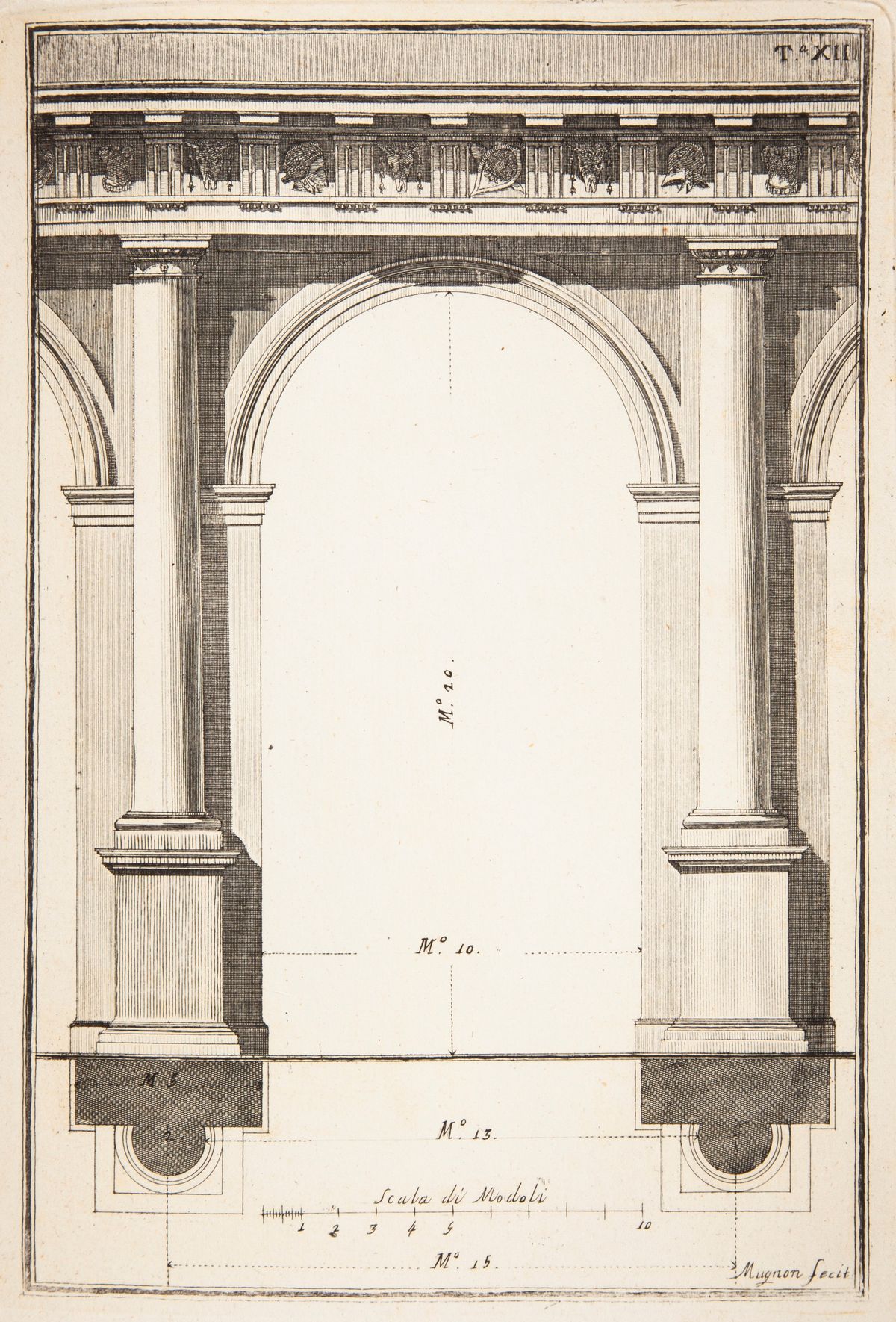 Jacopo Barozzi da Vignola - gli Ordini D'architettura. Nuova Edizione Pari a Quella di Verona del...