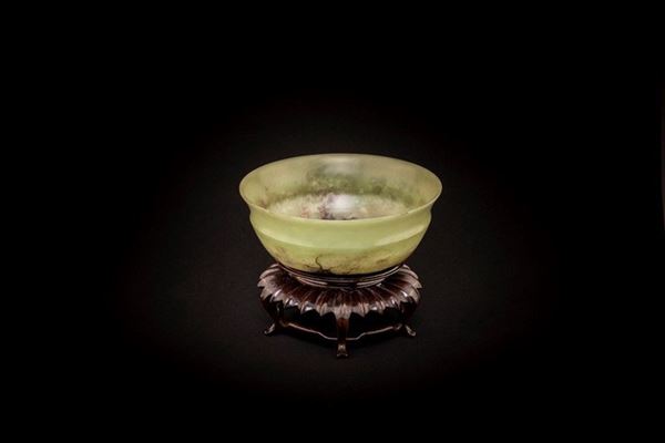 IMPORTANTE CIOTOLA IN GIADA CELADON, CINA