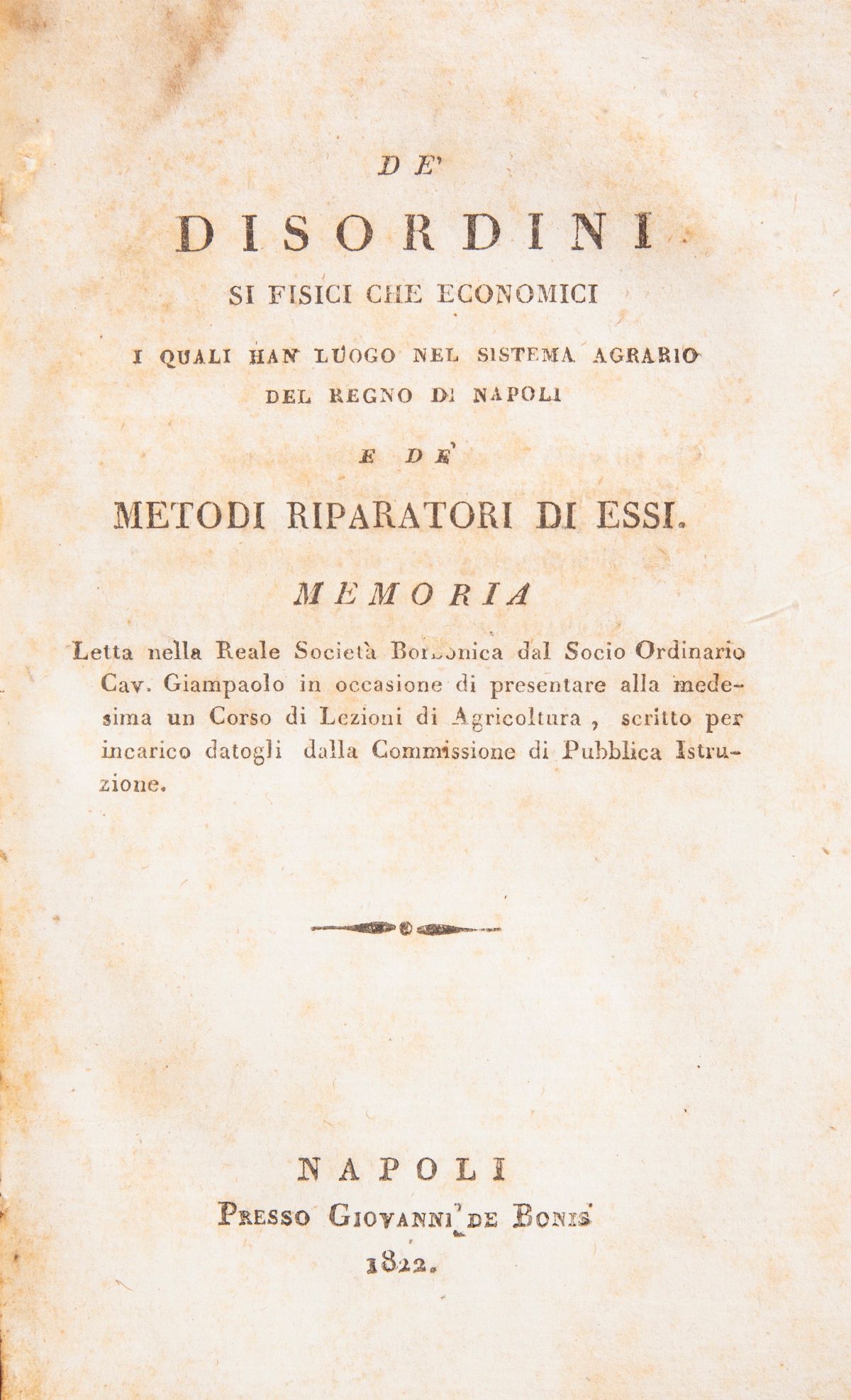 Miscellanea di Agricoltura
