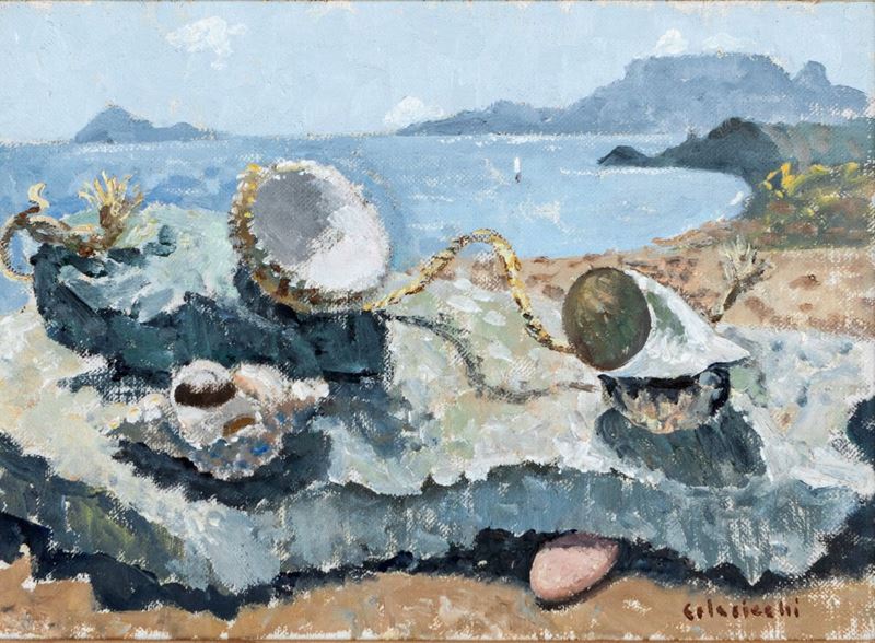 Giovanni Colacicchi - Paesaggio Marino