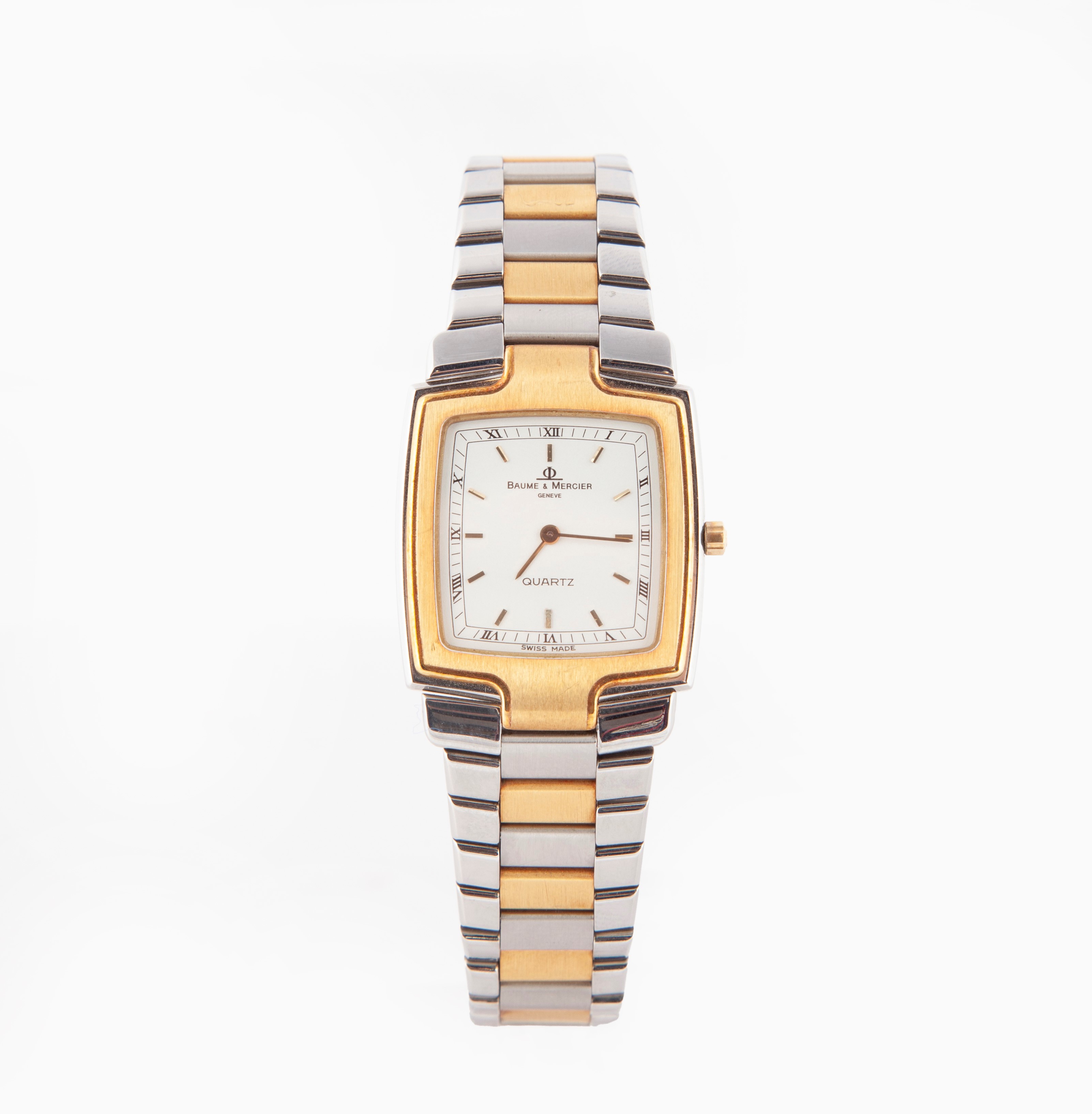 Baume & Mercier - Orologio da Polso da Donna al Quarzo, con Cassa e Bracciale in Acciaio ed Accia...