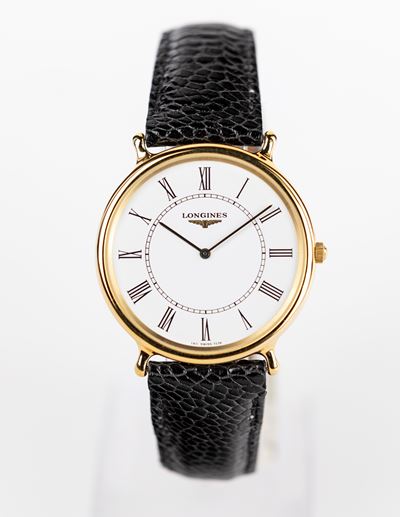 Longines le Grandes Classiques - Orologio da Polso al Quarzo da Uomo in Acciaio e Metallo Placcat...