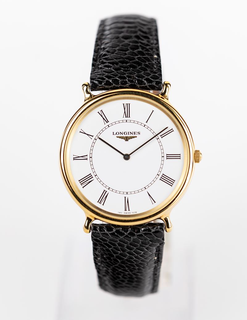 Longines le Grandes Classiques - Orologio da Polso al Quarzo da Uomo in Acciaio e Metallo Placcat...