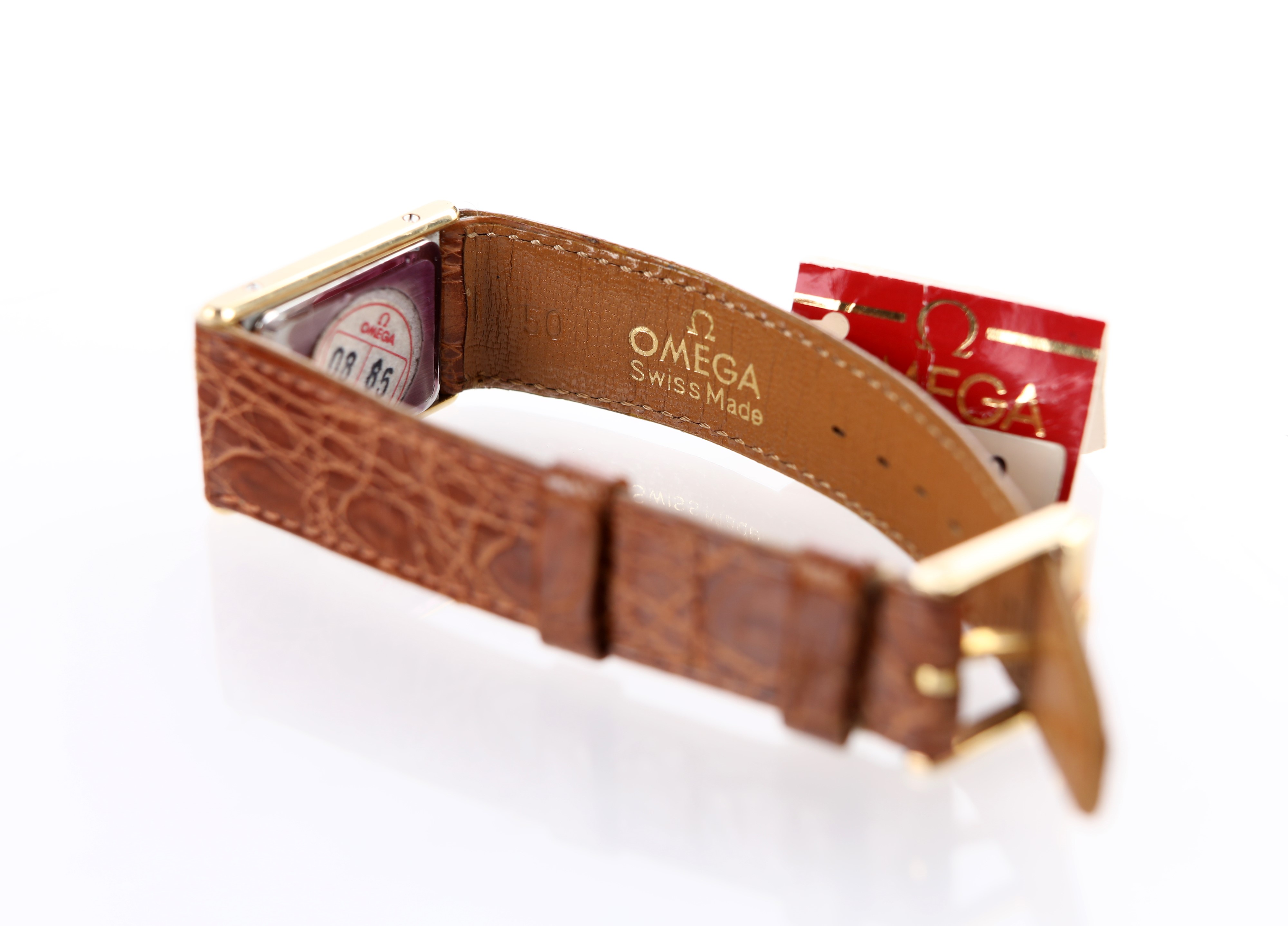 Omega De Ville 1387 - Orologio da Polso al Quarzo da Donna in Acciaio e Acciaio Placcato in Oro