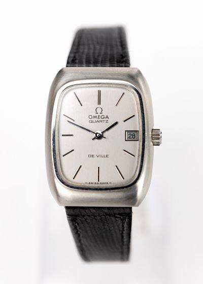 Omega De Ville - Orologio da Polso al Quarzo Unisex in Acciaio