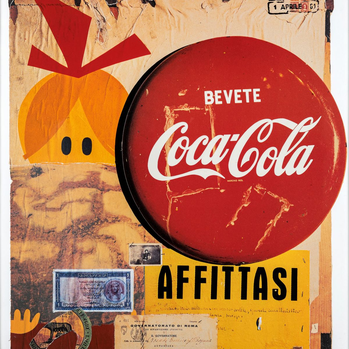 Mimmo Rotella - Coca Cola