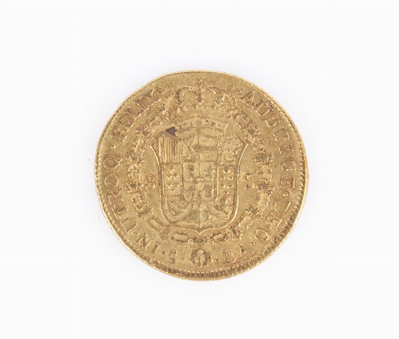 8 Escudos Carlo III 1782 So da Cile - Santiago
