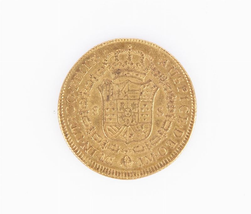 8 Escudos Carlo III 1773 Me Jm Perù - Lima