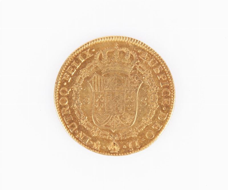 8 Escudos Ferdinando VII 1812 Mo Jj Messico - Città del Messico