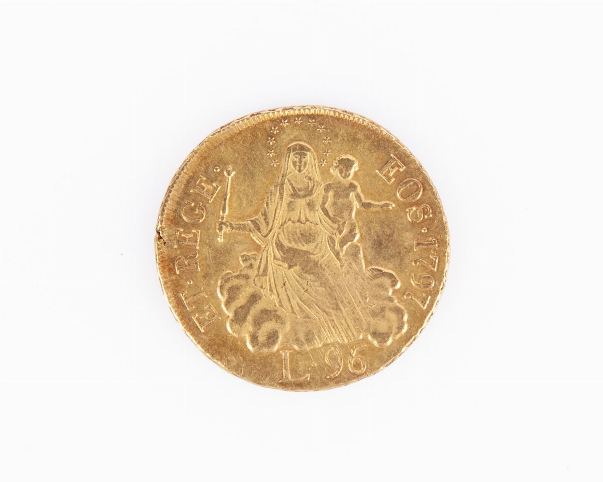 Genova Dogi Biennali 96 Lire 1797 Stemma Nuovo