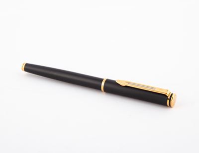 Waterman - Roller in Metallo Brunito con Particolari Dorati