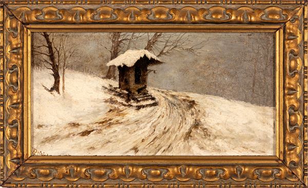 Guido Petrini - Paesaggio sotto la neve