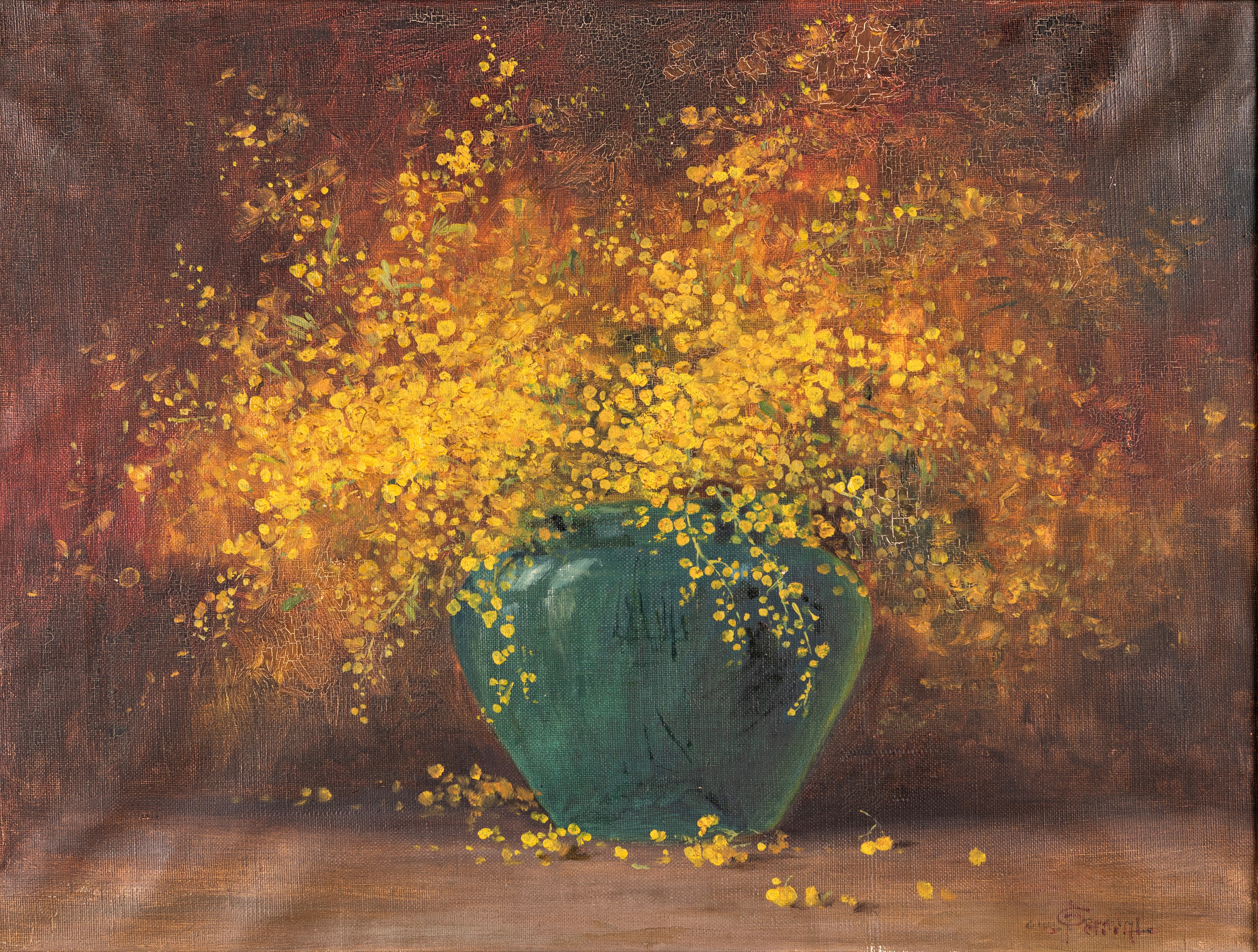 Guido Petrini - Vaso con Mimose