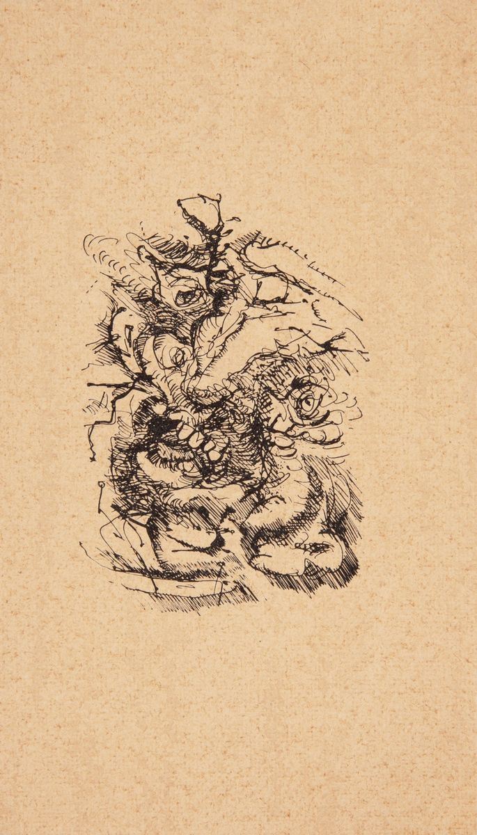 Edouard Pignon - Bozzetto per la Copertina del Catalogo della Mostra Personale alla Galleria la N...
