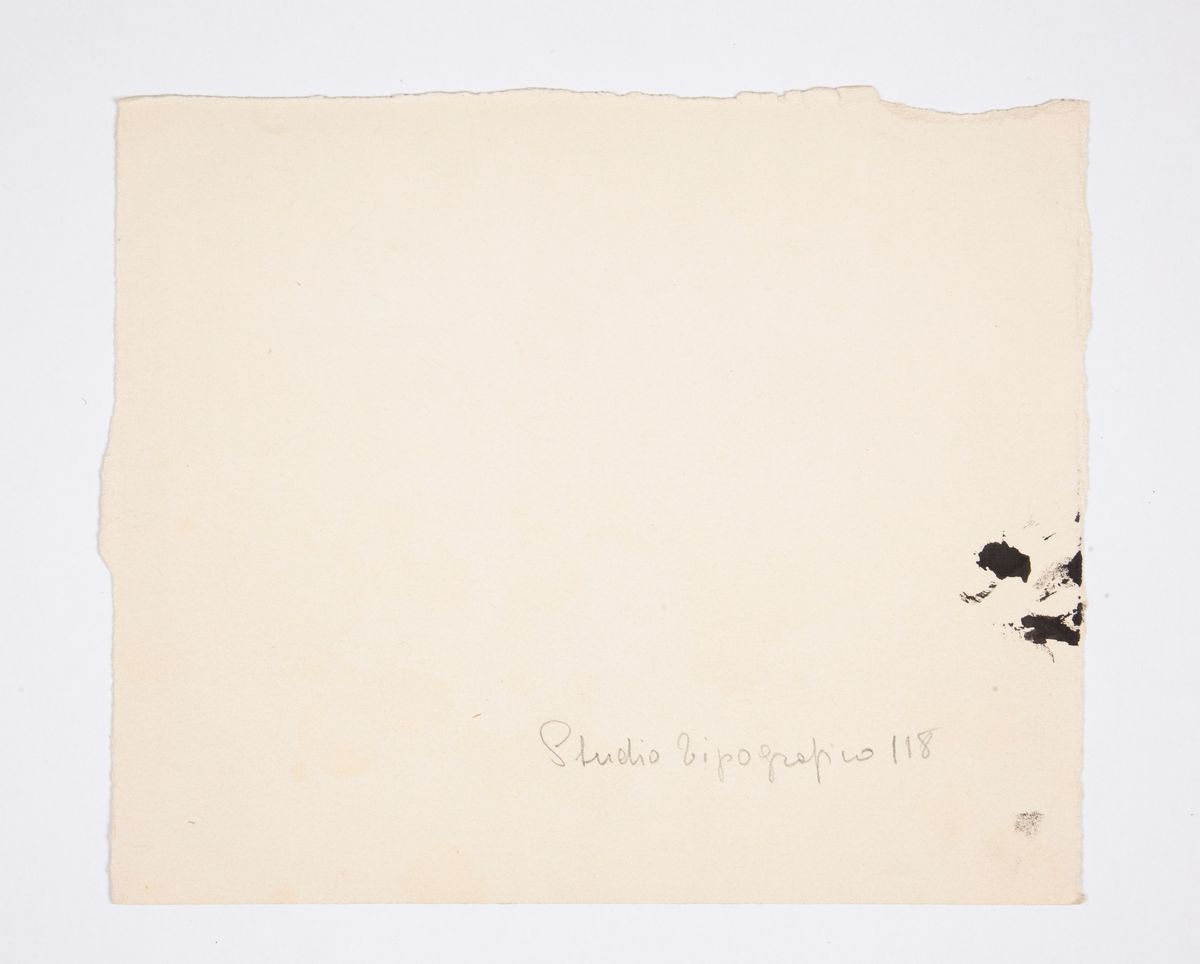 Edouard Pignon - Bozzetto per la Copertina del Catalogo della Mostra Personale alla Galleria la N...