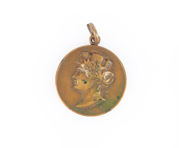 Medaglietta in bronzo - Diede oro alla Patria 1917