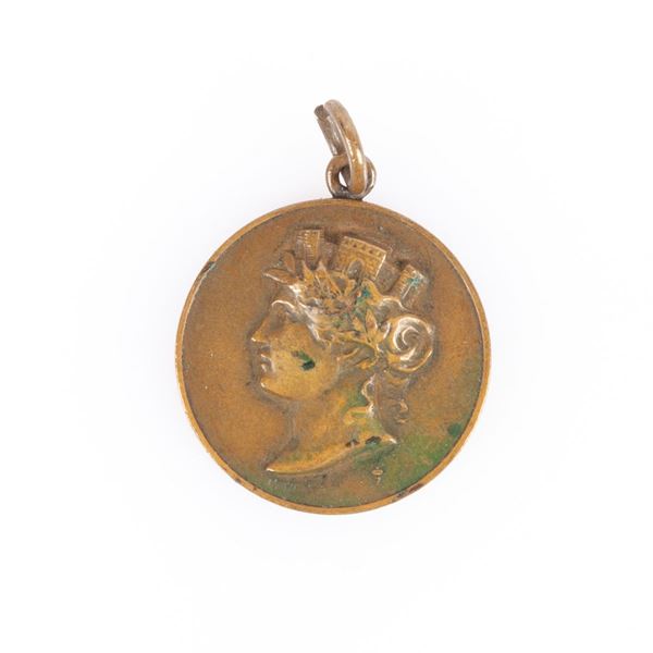 Medaglietta in bronzo - Diede oro alla Patria 1917