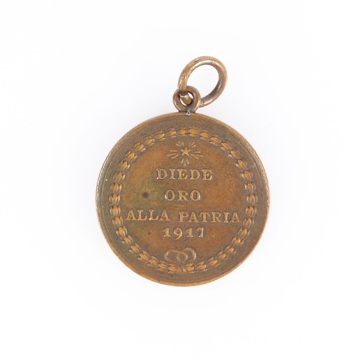 Medaglietta in Bronzo - Diede Oro alla Patria 1917
