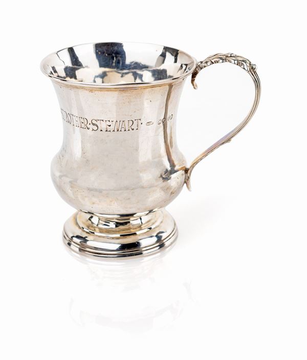 Boccale in argento, Londra, 1835, argentiere William Knight II o William King