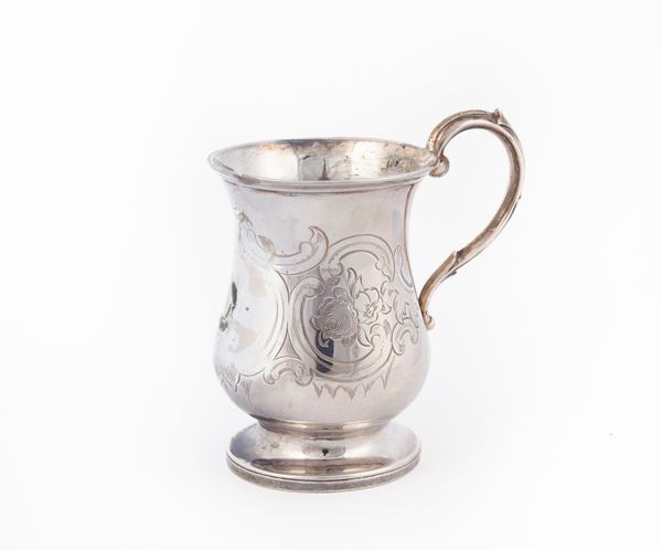 Piccolo boccale in argento, Londra, 1851, argentiere George John Richards (attivo dal 1848)
