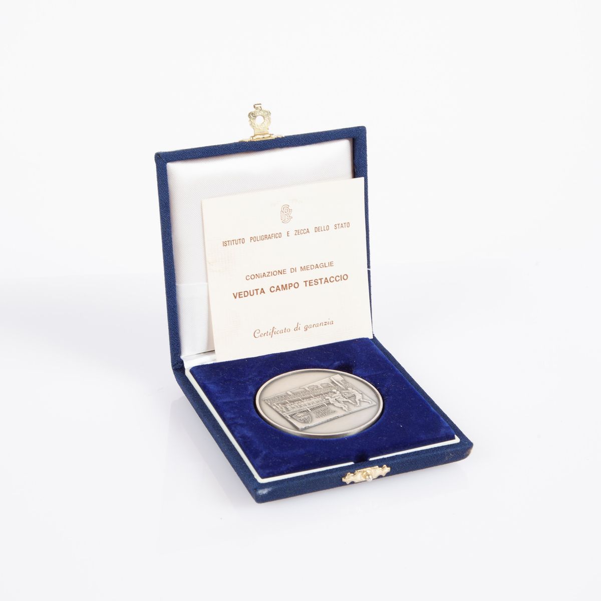 Medaglia in Argento 986/000 Ipzs Premio Campo Testaccio 1927-1989-1990