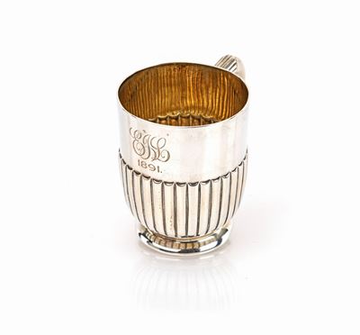 Piccolo Boccale in Argento, Londra 1889, Argentieri Walter & John Barnard