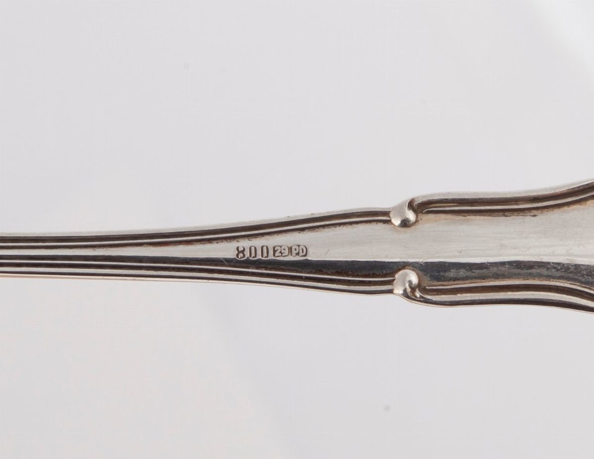 Dodici Cucchiaini in Argento da Gelato