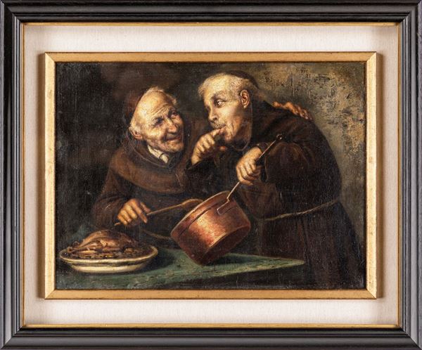 Raffaele Frigerio - Due frati in cucina