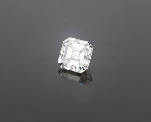 Raro diamante taglio Asscher ct. 5,02
