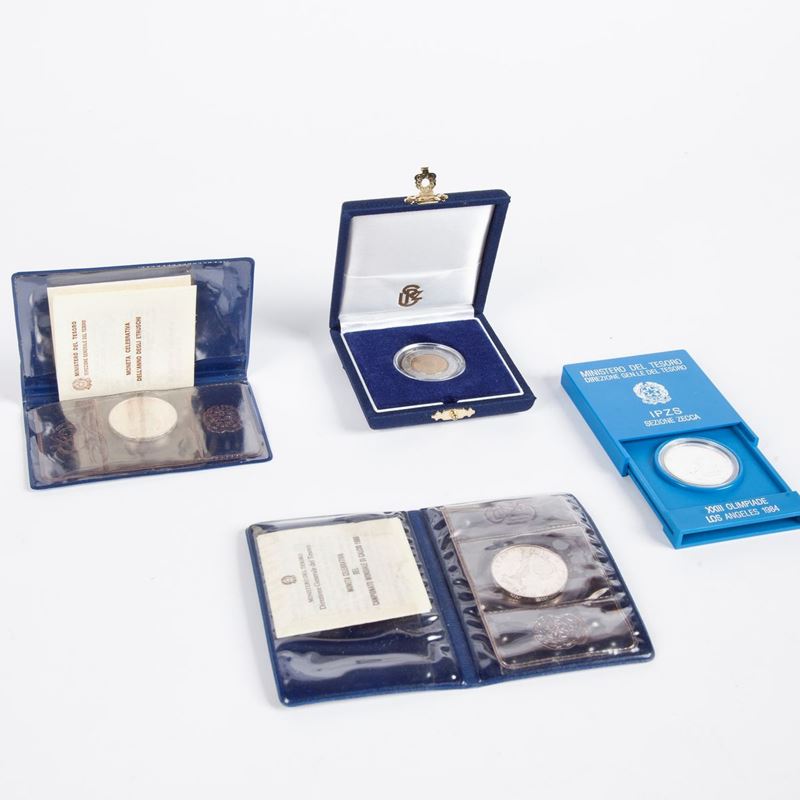 Lotto 3 Monete da 500 Lire Repubblica Italiana: 1984, 1985, 1986 Unito 500 Lire Bimetallica 1994 ...
