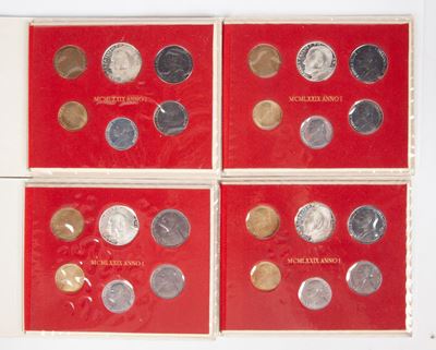Lotto 4 Serie 1979 Anno i Giovanni Paolo II Città del Vaticano