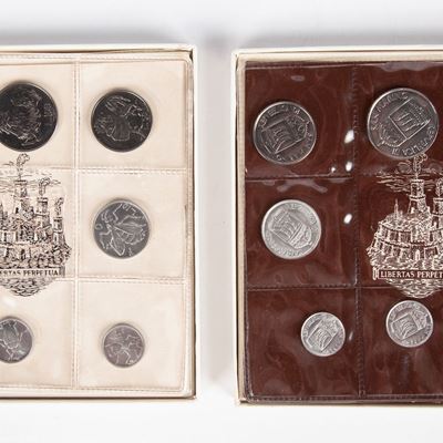 Lotto 2 Serie Divisionali Complete 1973 e 1974 San Marino