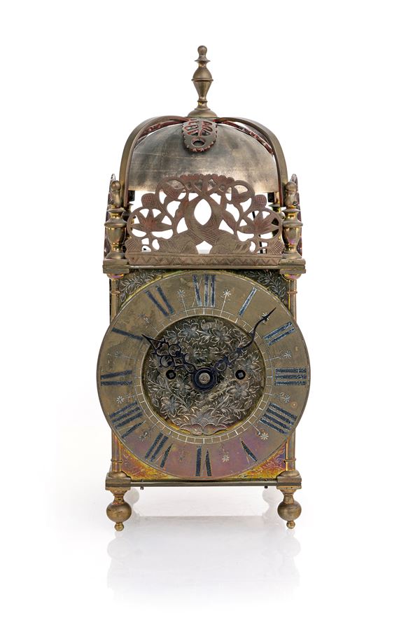 Orologio a lanterna in ottone, inizi del XX secolo
