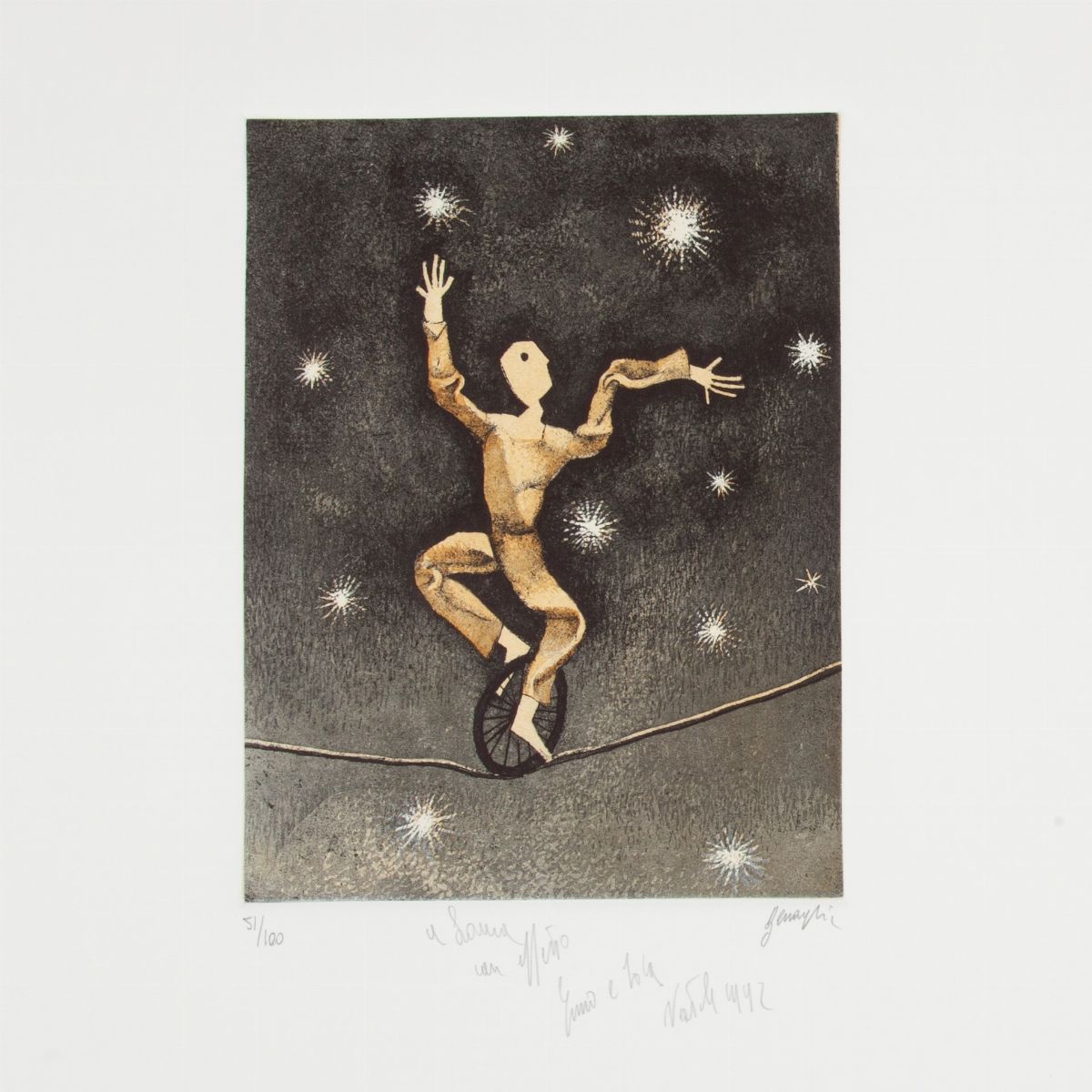 Enrico Benaglia - Lotto di 4 Grafiche