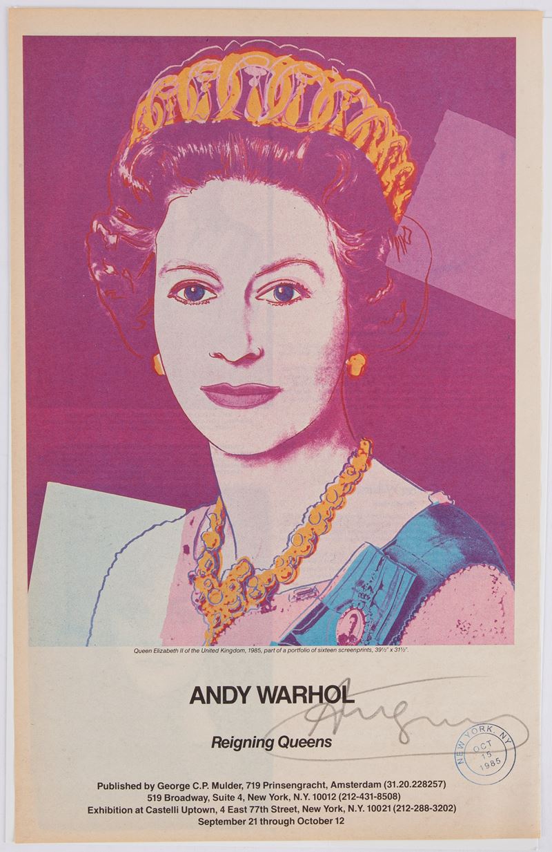 Andy Warhol - Regina Elisabetta